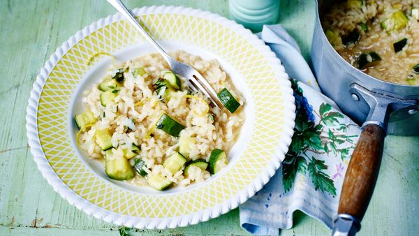 Zucchini-Zitronen-Risotto